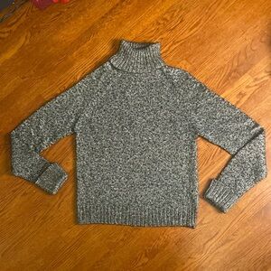 Anthropologie Silver-Thread Turtleneck Sweater